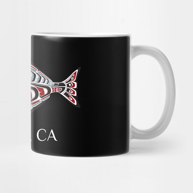 La Jolla, California Halibut Northwest Native American Tribal Gift by twizzler3b